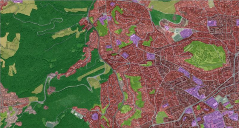 Urban Atlas sur Clermont-Ferrand