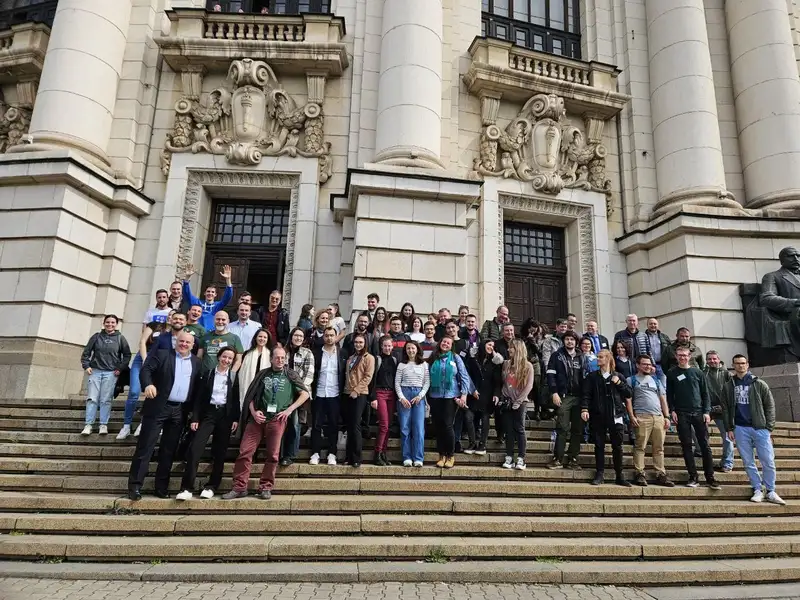 Group photo of the Bulgarian 2024 edition of the "Open GIS conference"