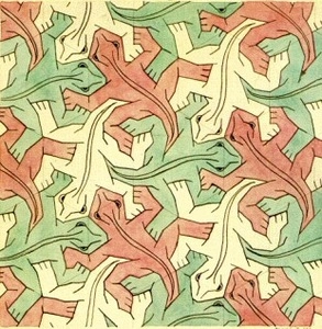 Reptiles de M.C. Escher