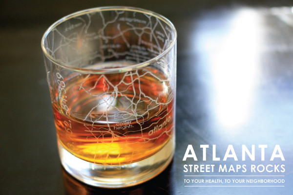 Atlanta Street Maps Rocks