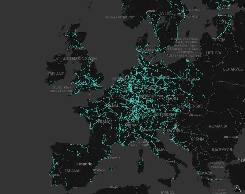 Carte beaconDB