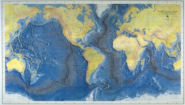 Carte des océans