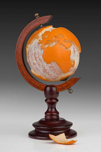 Orange globe