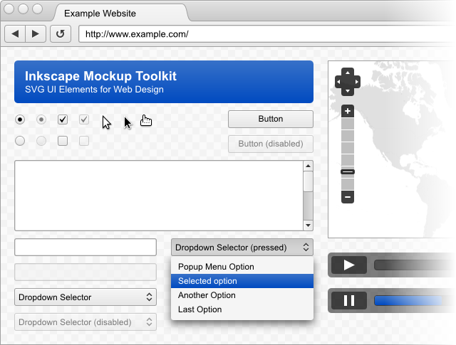 Inkscape Mockup Toolkit
