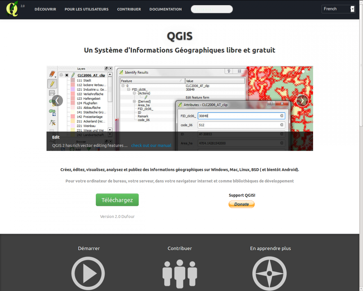 Capture site QGIS