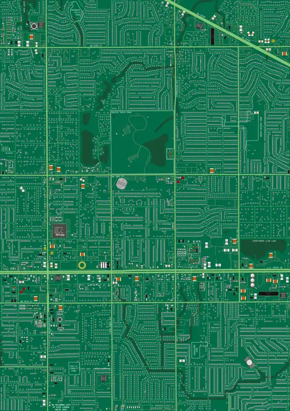 carte Micromapping par Kate Leroux