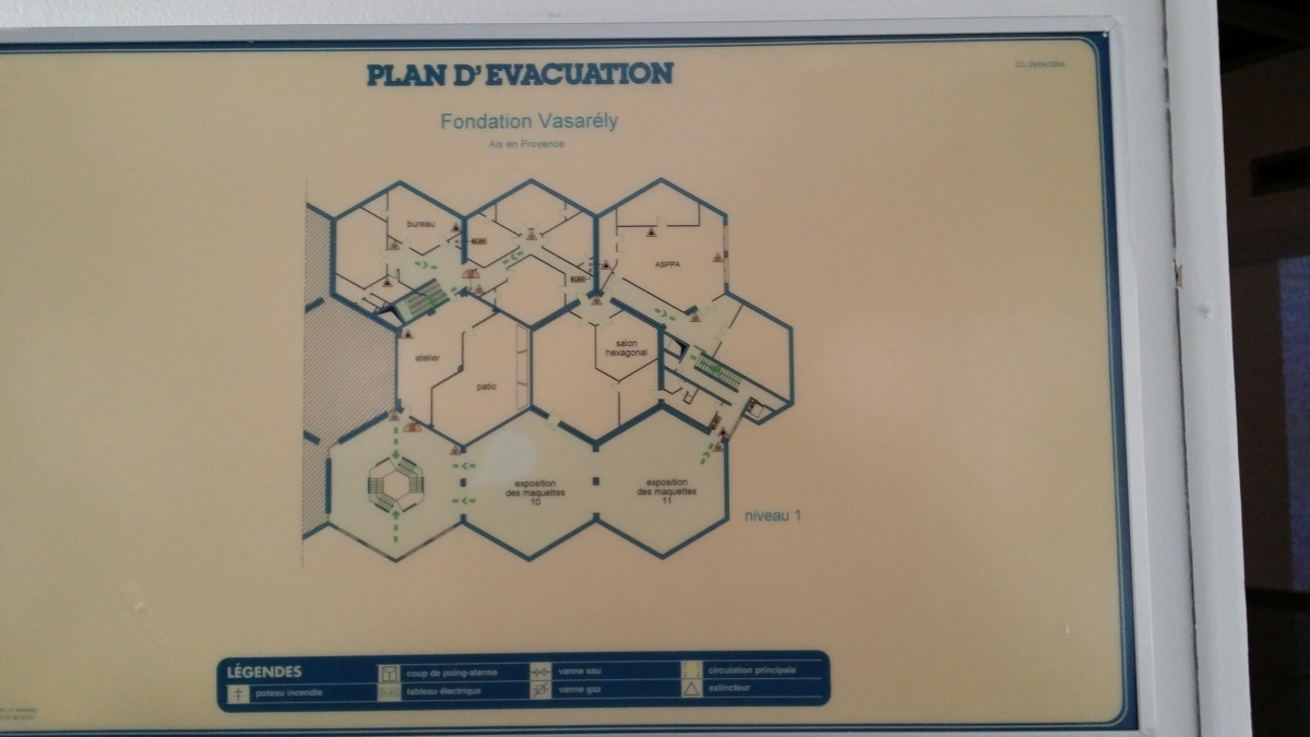 Plan du musée Vasarely