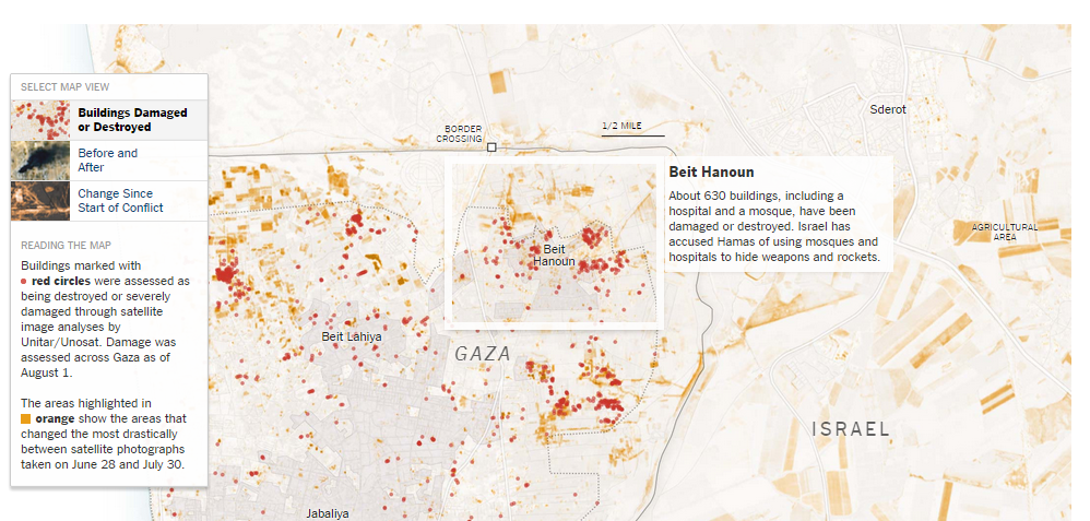 Cartographie de l'offensive d'Israël sur Gaza