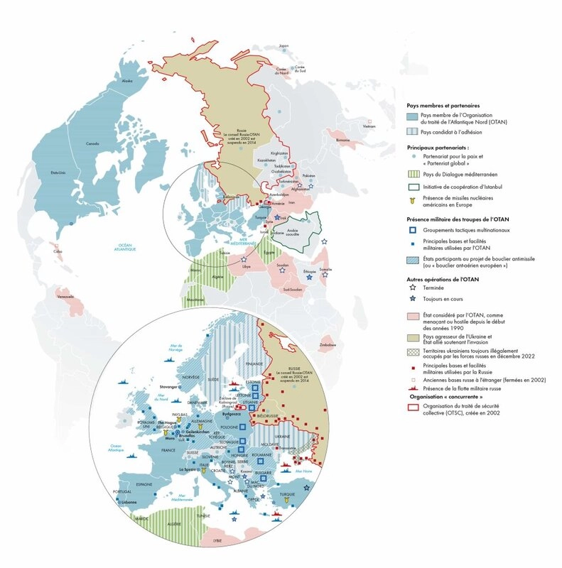 L’Otan et la Russie, 2023 - Philippe Rekacewicz, 2023.