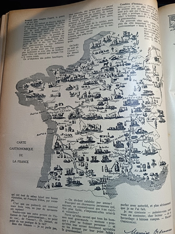 Carte - Mission Gourmande - Wikicommons