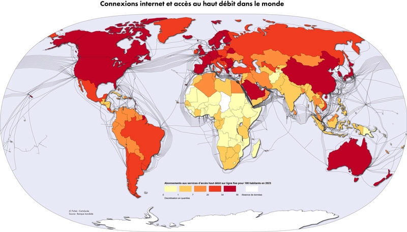Accès au haut-débit dans le monde