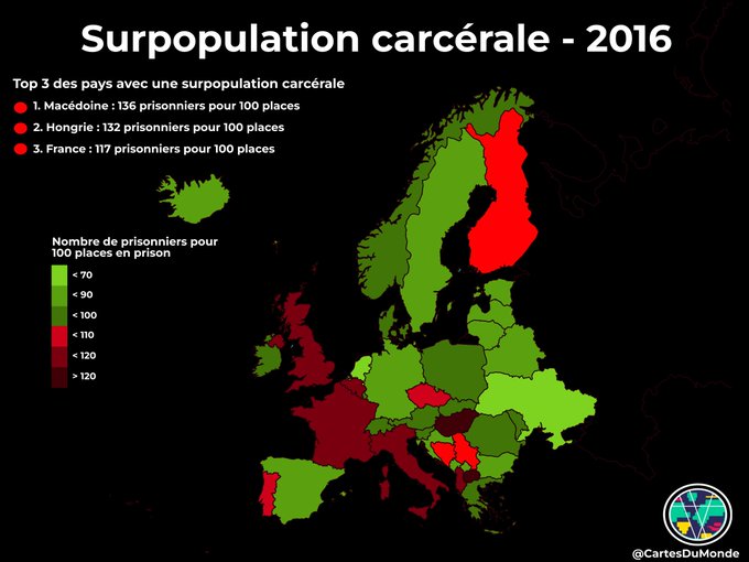 surpopulation carcérale 2016