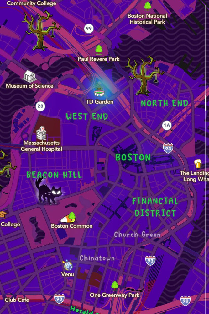map snap halloween 2021