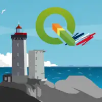 logo carré QGISFR2026 - crédits Sylvain Beorchia