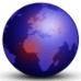 icône globe heatmap